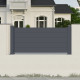 Ogrodzenie aluminiowe w kolorze antracytowym GARDE 190x89 cm - X-Metal