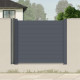 Ogrodzenie aluminiowe w kolorze antracytowym GARDE 190x166 cm - X-Metal