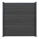 Ogrodzenie kompozytowe Premium 180x190 cm - antracyt - Compolife