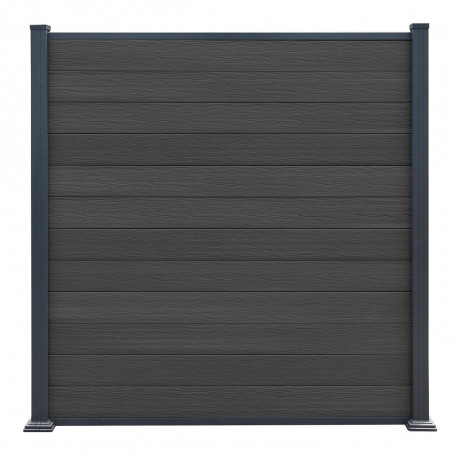 Ogrodzenie kompozytowe Premium 180x190 cm - antracyt - Compolife