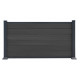 Ogrodzenie kompozytowe Premium 180x95 cm - antracyt - Compolife