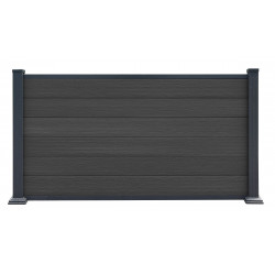 Ogrodzenie kompozytowe Premium 180x95 cm - antracyt - Compolife
