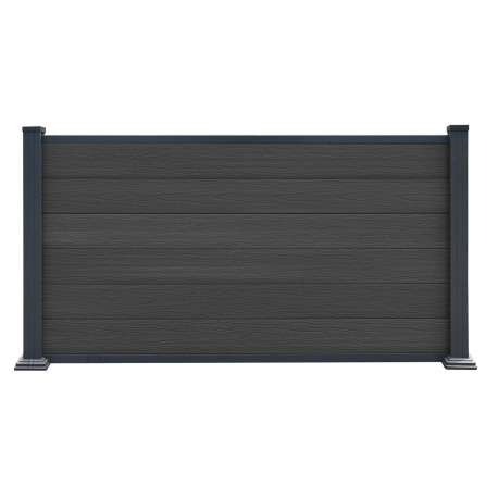 Ogrodzenie kompozytowe Premium 180x95 cm - antracyt - Compolife
