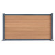 Ogrodzenie kompozytowe Premium 180x95 cm - postarzane drewno - Compolife