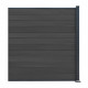 Przedłużenie do ogrodzenia kompozytowego Premium 180x190 cm - antracyt - Compolife