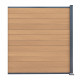 Przedłużenie do ogrodzenia kompozytowego Premium 180x190 cm - postarzane drewno - Compolife