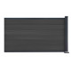 Przedłużenie do ogrodzenia kompozytowego Premium 180x95 cm - antracyt - Compolife