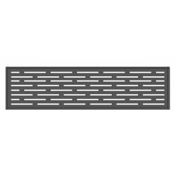 Panel dekoracyjny z aluminium Linea do personalizowanych ogrodzeń - Compolife