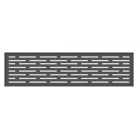 Panel dekoracyjny z aluminium Linea do personalizowanych ogrodzeń - Compolife