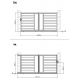 Brama przesuwna z nowoczesnego aluminium 350x173cm FANCY GROW - X-Metal