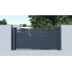 Ogrodzenie aluminiowe w kolorze antracytowym FANCY GROW 190x89 cm - X-Metal