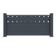 Ogrodzenie aluminiowe w kolorze antracytowym FANCY FILM 190x89 cm - X-Metal
