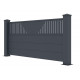 Ogrodzenie aluminiowe w kolorze antracytowym FANCY TIME 190x89 cm - X-Metal