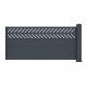 Przedłużenie ogrodzenia aluminiowego w kolorze antracytowym 190x89cm FANCY GROW - X-METAL