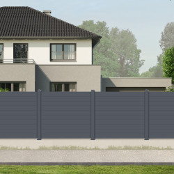 Ogrodzenie aluminiowe w kolorze antracytowym GARDE 190x166 cm - X-Metal