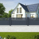 Ogrodzenie aluminiowe w kolorze antracytowym FANCY GROW 190x89 cm - X-Metal