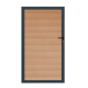 Furtka z drewna kompozytowego 100x180 cm - postarzone drewno - Compolife