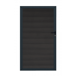 Furtka z drewna kompozytowego 100x180 cm - antracyt - Compolife