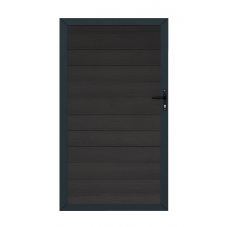 Furtka z drewna kompozytowego 100x180 cm - antracyt - Compolife