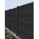 Furtka z drewna kompozytowego 100x180 cm - antracyt - Compolife