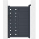 Furtka ogrodzeniowa z nowoczesnego alumnium FANCY FILM 100x142 cm - X-Metal