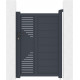 Furtka ogrodzeniowa z nowoczesnego aluminium FANCY TIME 100x142 cm - X-Metal