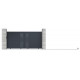 Aluminiowa brama przesuwna 300x142 cm FANCY TIME - X-Metal