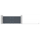 Aluminiowa brama przesuwna 350x142 cm FANCY TIME - X-Metal