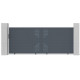 Aluminiowa brama przesuwna 350x142 cm FANCY TIME - X-Metal