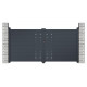 Aluminiowa brama skrzydłowa FANCY FILM 300x142 cm - X-Metal