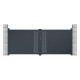 Aluminiowa brama skrzydłowa 350x142 cm FANCY GROW - X-Metal