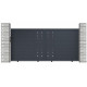 FANCY FILM 300x142 cm aluminiowa brama przesuwna - X-Metal