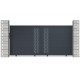 Aluminiowa brama przesuwna 300x142 cm FANCY GROW - X-Metal