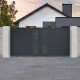 Aluminiowa brama przesuwna 300x142 cm FANCY TIME - X-Metal