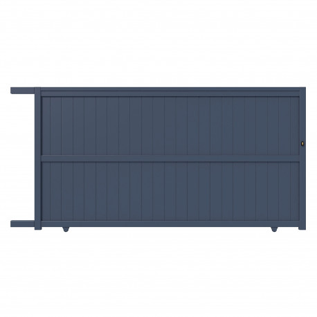 Brama przesuwna z aluminium gotowa do instalacji 300x180cm VERTILON - X-METAL