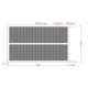 Brama przesuwna z aluminium gotowa do instalacji 300x180cm VERTILON - X-METAL