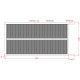 Brama przesuwna z aluminium gotowa do instalacji 350x180cm VERTILON - X-METAL