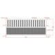 Brama przesuwna z aluminium gotowa do instalacji 350x140 cm JOGAN - X-METAL