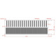 Brama przesuwna z aluminium gotowa do instalacji 400x140 cm JOGAN - X-METAL