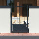 Ażurowa furtka z aluminium gotowa do instalacji 100x180 cm LOUISON - X-METAL