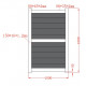 Furtka z aluminium gotowa do instalacji 100x160 cm HORACE - X-METAL