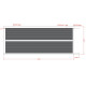 Brama przesuwna z aluminium gotowa do instalacji 400x160 cm HORACE - X-METAL