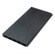 Ogrodzenie kompozytowe Premium 180x95 cm z panelem dekoracyjnym Linea - antracyt - Compolife