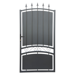 Furtka ogrodowa z żelaza 100x195 cm SELENE - X-METAL