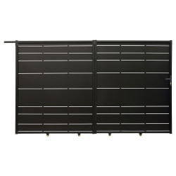 Brama przesuwna z żelaza 350x182 cm ORIS - X-METAL