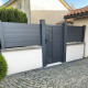Ogrodzenie aluminiowe w kolorze antracytowym GARDE 190x89 cm - X-Metal