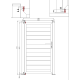 Furtka z drewna kompozytowego 100x180 cm - antracyt - Compolife