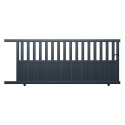 Brama przesuwna z aluminium gotowa do instalacji 300x160cm JOGAN - X-METAL
