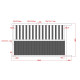 Brama przesuwna z aluminium gotowa do instalacji 300x180 cm JOGAN - X-METAL