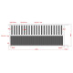 Brama przesuwna z aluminium gotowa do instalacji 400x160cm JOGAN - X-METAL